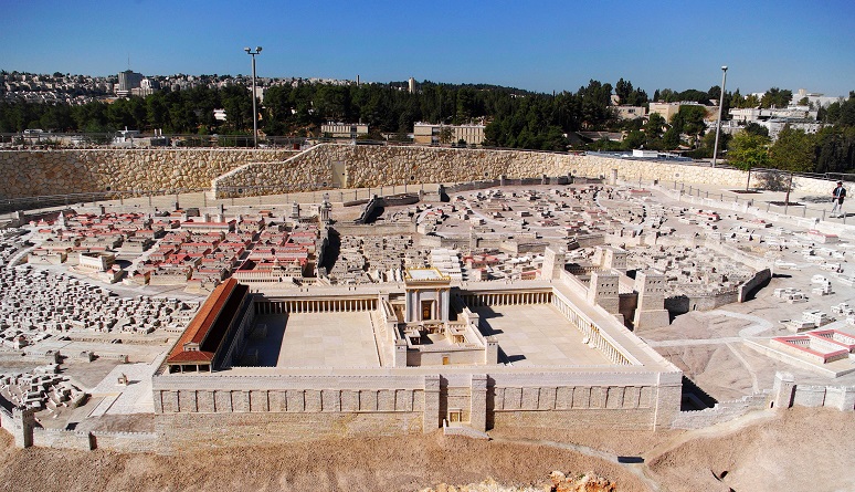 Jerusalem.Herodianischer.Tempel.Stadt.im.Modell(Foto.Dr. Mahnke)